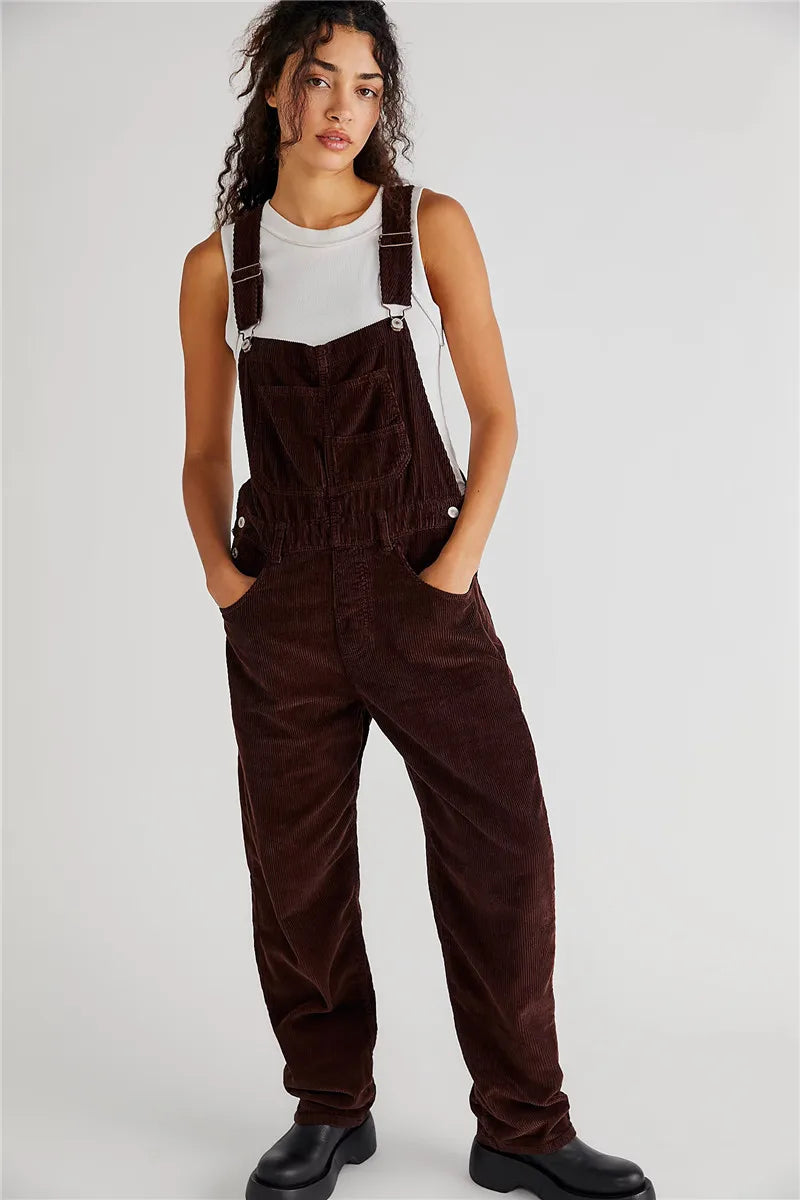 Damen Fleece Maxi Latzhose main image 0