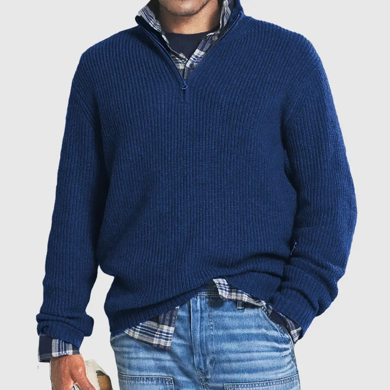 Strickpullover Herren Mit Reiverschluss
