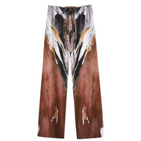 Weit geschnittene Sommerhose aus Chiffon – Liana