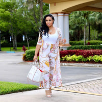 Damen-Kimono-Set mit Hose – Yasmin Herbstzauber Edition