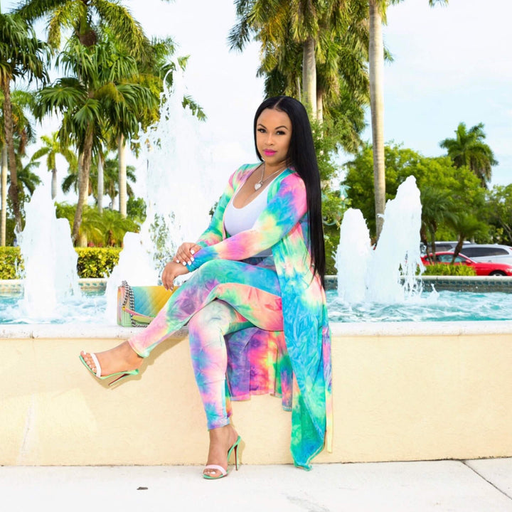 Damen-Kimono-Set mit Hose – Yasmin Herbstzauber Edition