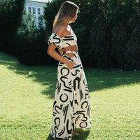 Leichte & Stilvolle Zweiteilige Damen Boho-Kombi – Amira