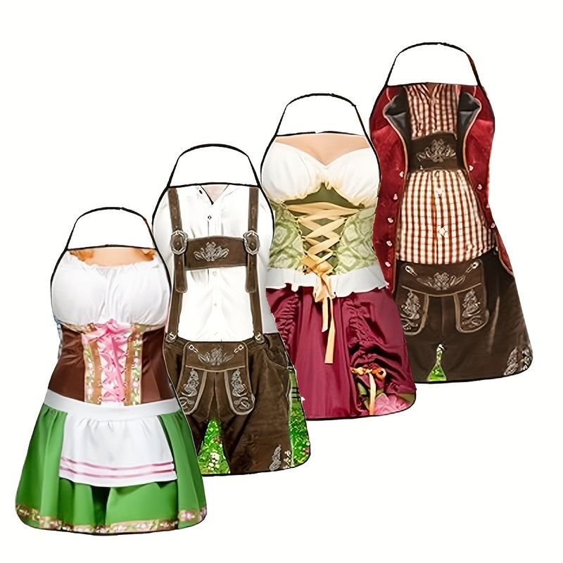 Schürzen Set 4-teilig – WiesnSpaß Oktoberfest 2025