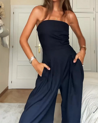 Schulterfreier & Stilvoller Damen Jumpsuit für jeden Anlass – Elina