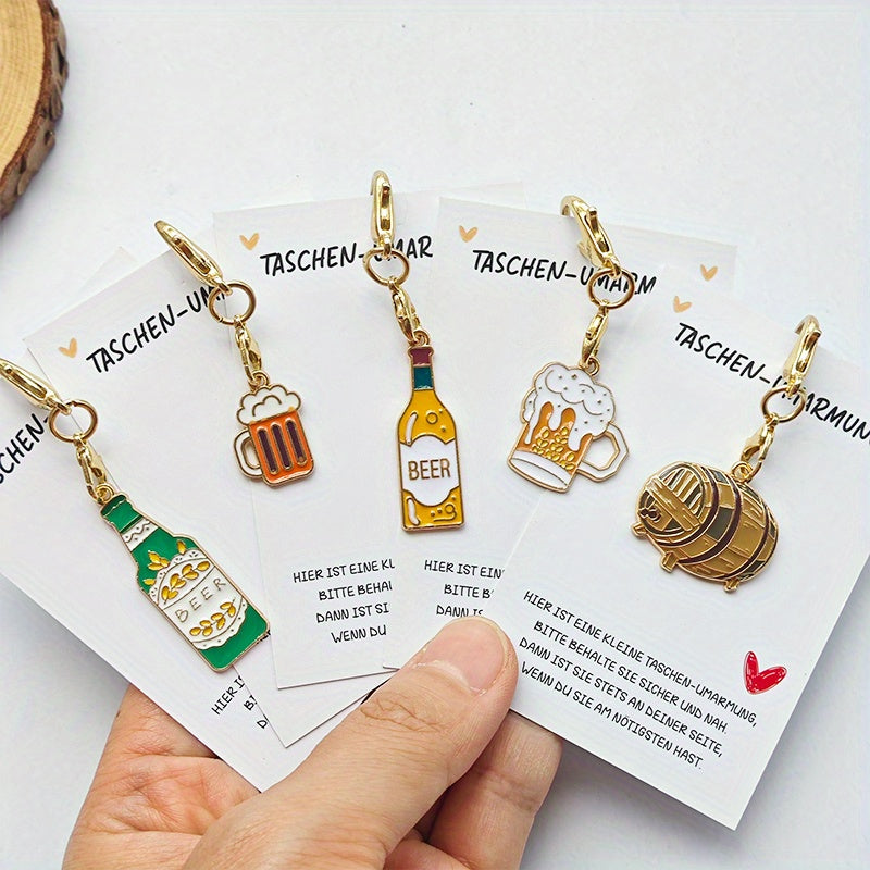 Oktoberfest Schlüsselanhänger 3 Sets (je 5 Stück) – BierCharms Oktoberfest 2025