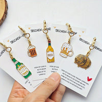 Oktoberfest Schlüsselanhänger 3 Sets (je 5 Stück) – BierCharms Oktoberfest 2025