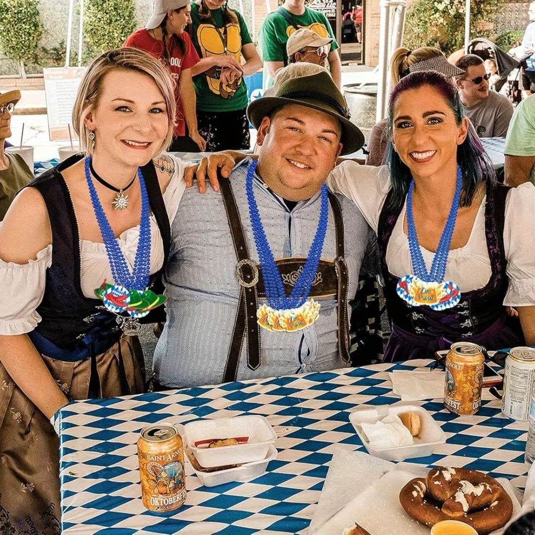 Party Halsketten Set (21 Stück) – WiesnGlanz Oktoberfest 2025