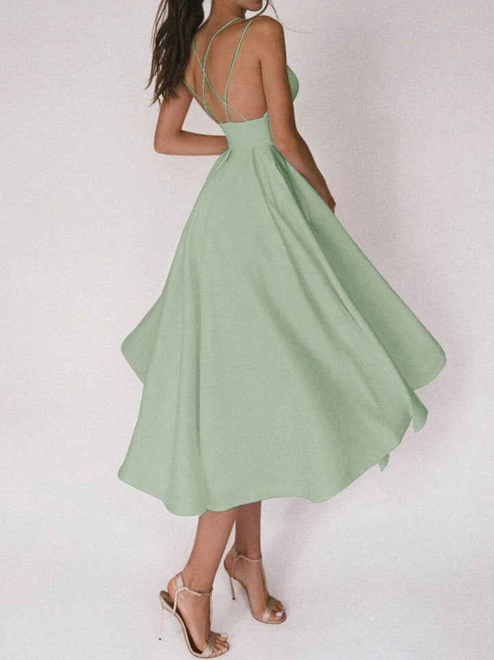 Strappy V-Ausschnitt Kleid - Noa