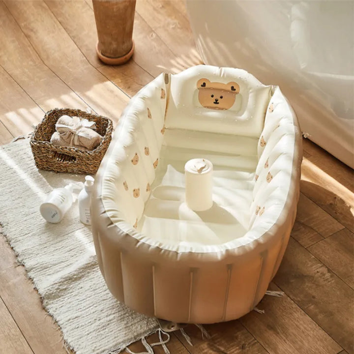 Aufblasbares Baby-Badewanne für Reisen – BubbleNest