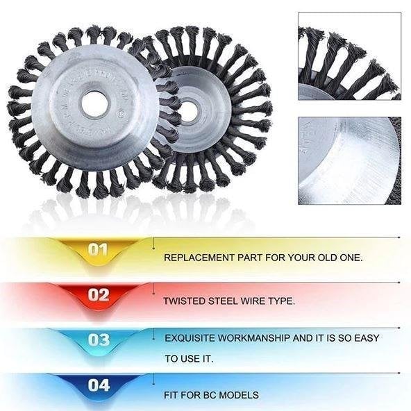 Stahl-Trimmerblatt für Unkraut & Gras – WeedRazor