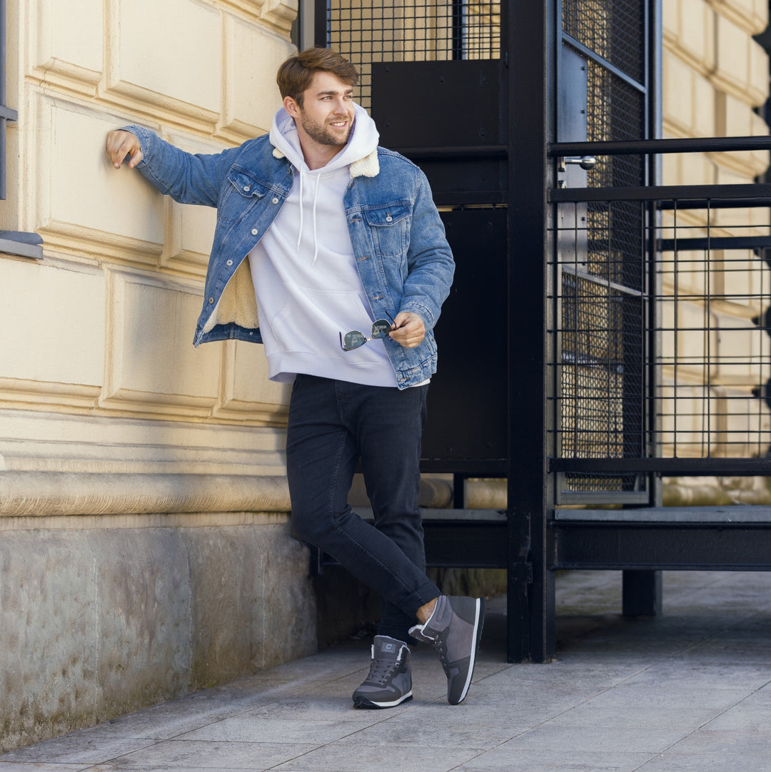 Warme Winter-Herrenschuhe mit gefüttertem Innenleben – Ruben
