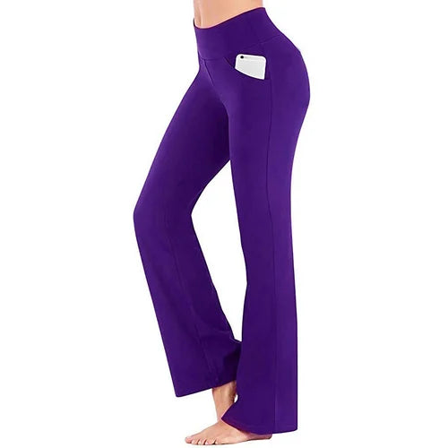 Damen-Yogahose mit hoher Taille – Selina