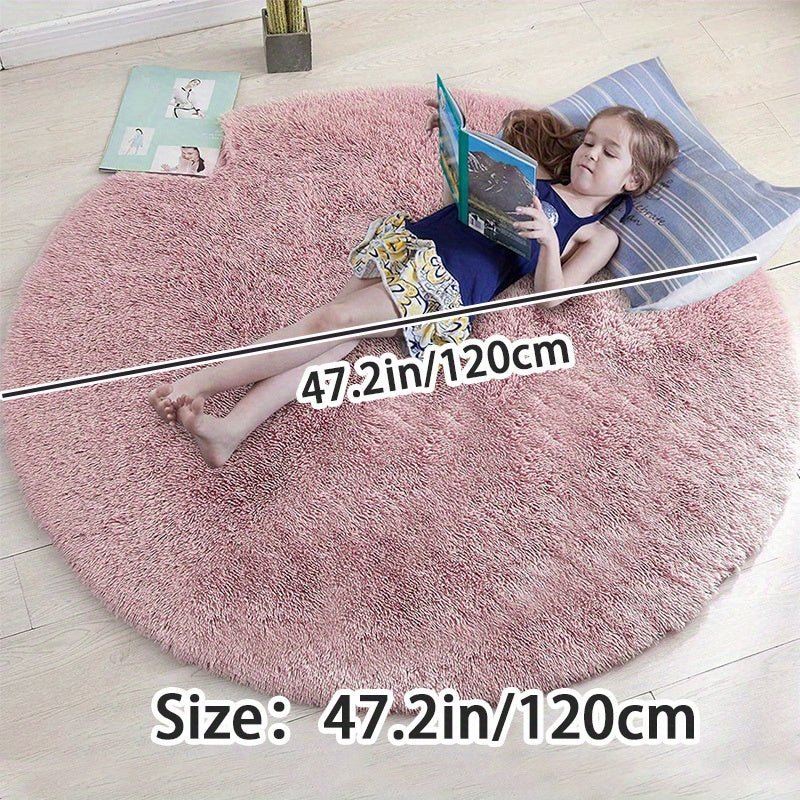 Runder Fluffy Teppich - Clouda