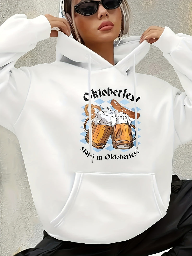 Stylischer Damen Hoodie – Clara Oktoberfest 2025