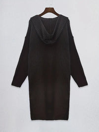 Langes Damen Strickcardigan für Herbst & Winter – Elara