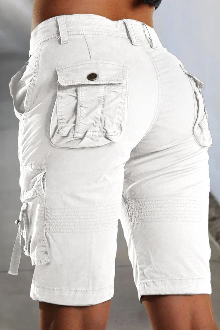 Damen Cargo-Shorts mit Taschen und Bequemer Passform für den Sommer – Malea