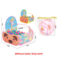 Faltbares Ballspielzelt mit Korb – Sicheres Indoor-Outdoor Spielzimmer