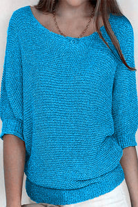 Strickpullover Damen mit Fledermausärmeln und lockerer Passform – Mira