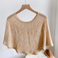 Damen Eisseiden-Schal mit Strick & UV-Schutz – Amira