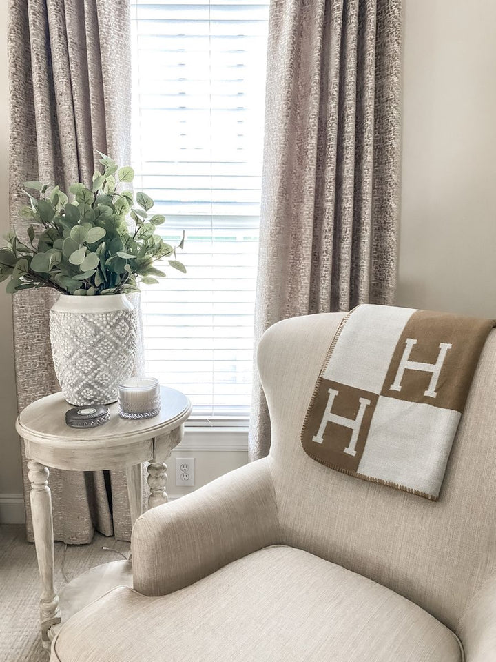 Luxuriöser Damen Plaid aus Wolle & Kaschmir – Serona