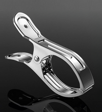 Extra große Edelstahl-Handtuchklammern mit Anti-Rutsch-Matte – Veltrix