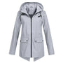 Herbstliche Damen Regenjacke mit Kapuze - Liora