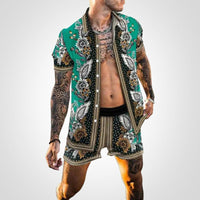 Zweiteiliges Herren Set mit Print – Ruben