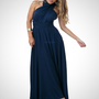 Elegantes Wickel-Maxikleid mit Femininer Passform – Celine