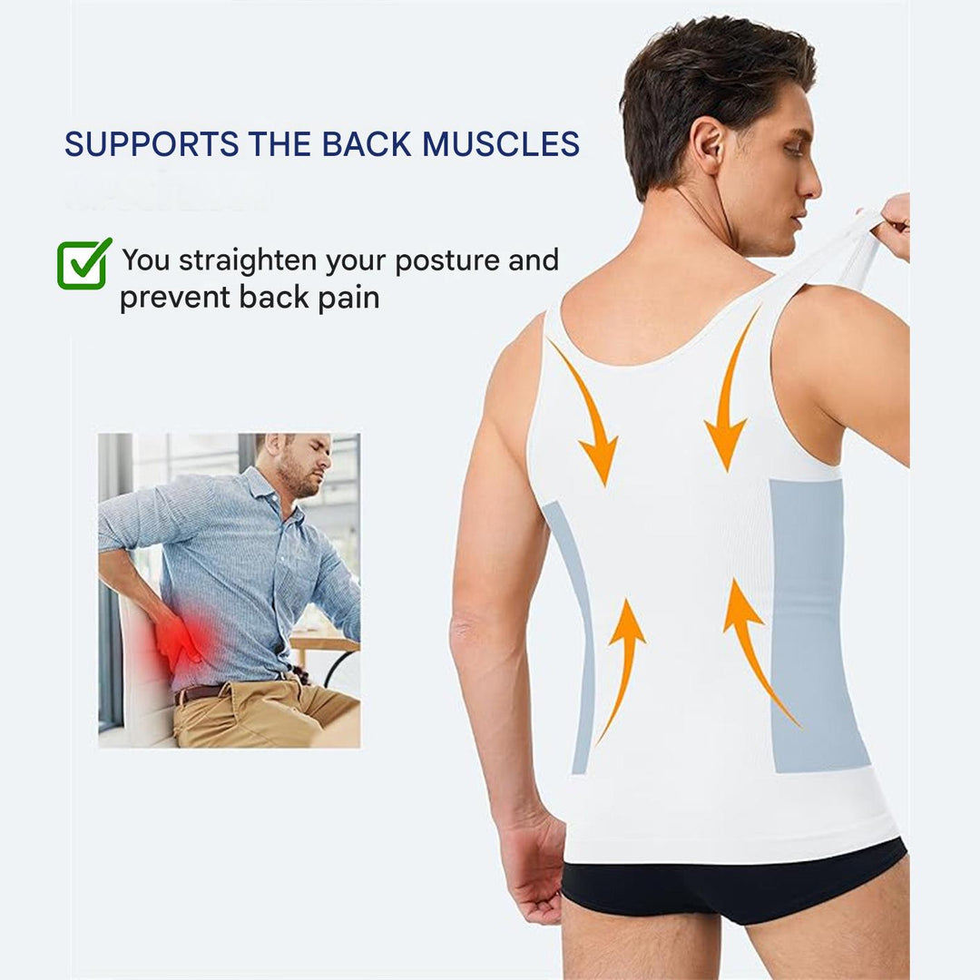 Korrigierendes Herrenhemd mit Formgebungseffekt – Noah