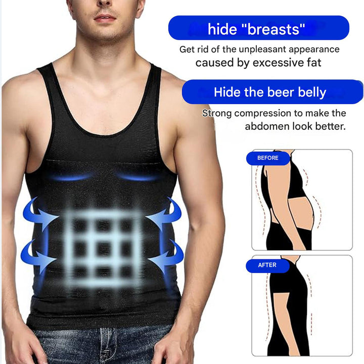 Korrigierendes Herrenhemd mit Formgebungseffekt – Noah