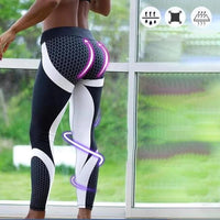 High Waist Damen Yoga Leggings mit Geometrischem Muster – Aurora