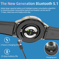 EKG Smartwatch mit Blutsauerstoff- und Herzfrequenzsensor – CardioTrack