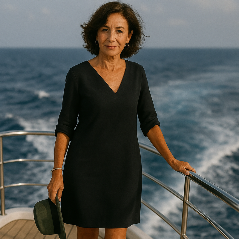 Herbstliches Kleid mit einzigartiger Ausstrahlung – Mila