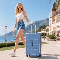 Flughafen-zugelassenes 55 cm Handgepäck mit 3:7-Aufteilung und dreiteiliger PC-Hartschale
