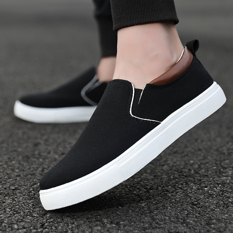 Slip-On-Herrenschuhe aus Canvas – Lennard