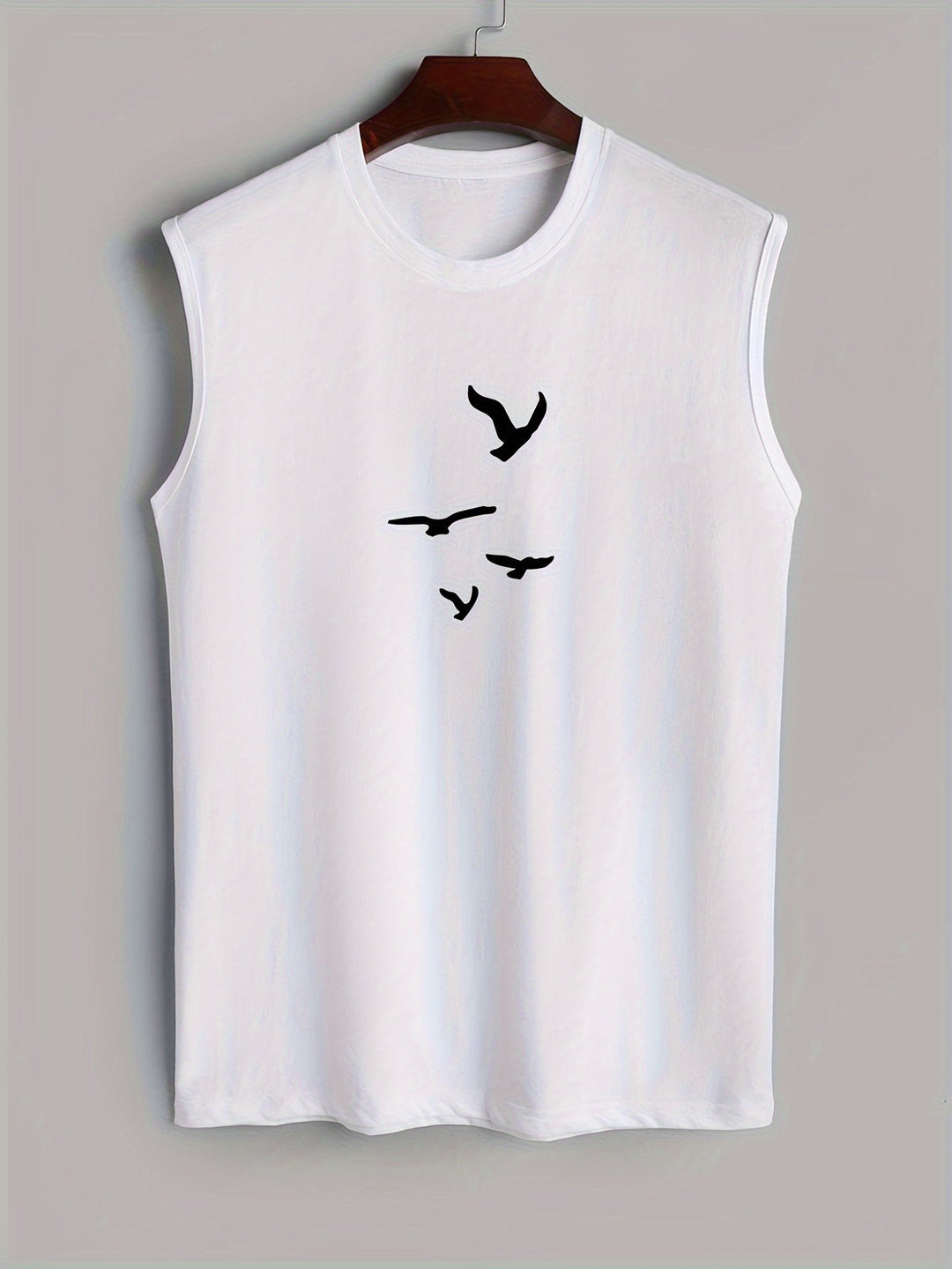 Ärmelloses Shirt mit Vogelprint Baumwolle Sommerlook - Noah (1+1 GRATIS)