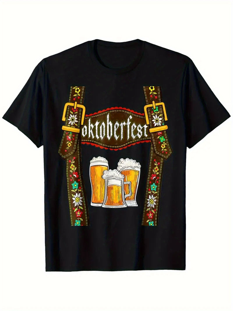 Herren Kurzarm T-Shirt – Hansi Oktoberfest 2025