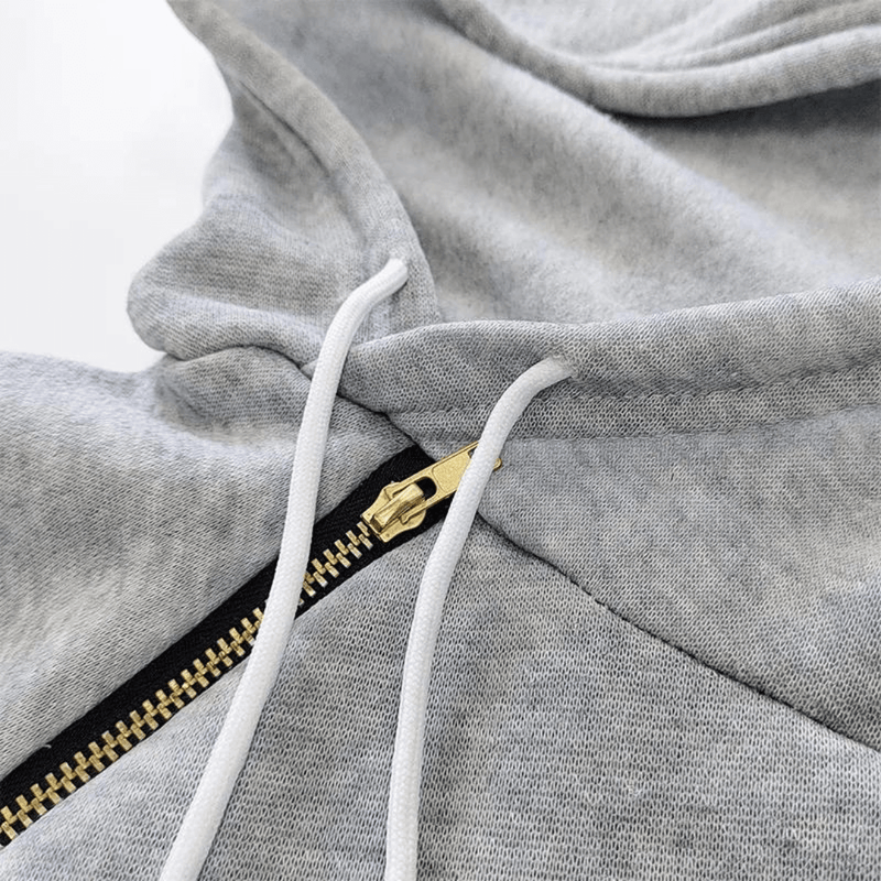 Herbstliches Kapuzen-Sweatkleid mit Taschen – Isabella