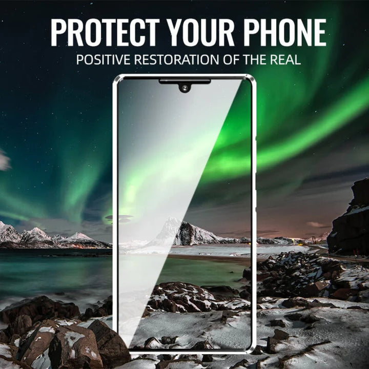 Magnetische doppelseitige Glas-Schutz-Hülle – ClearLock (1+1 GRATIS)