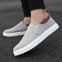 Slip-On-Herrenschuhe aus Canvas – Lennard