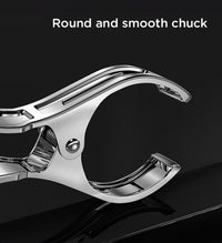 Extra große Edelstahl-Handtuchklammern mit Anti-Rutsch-Matte – Veltrix