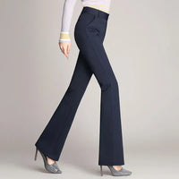 Schlank ausgestellte High-Waist-Hose – Mila