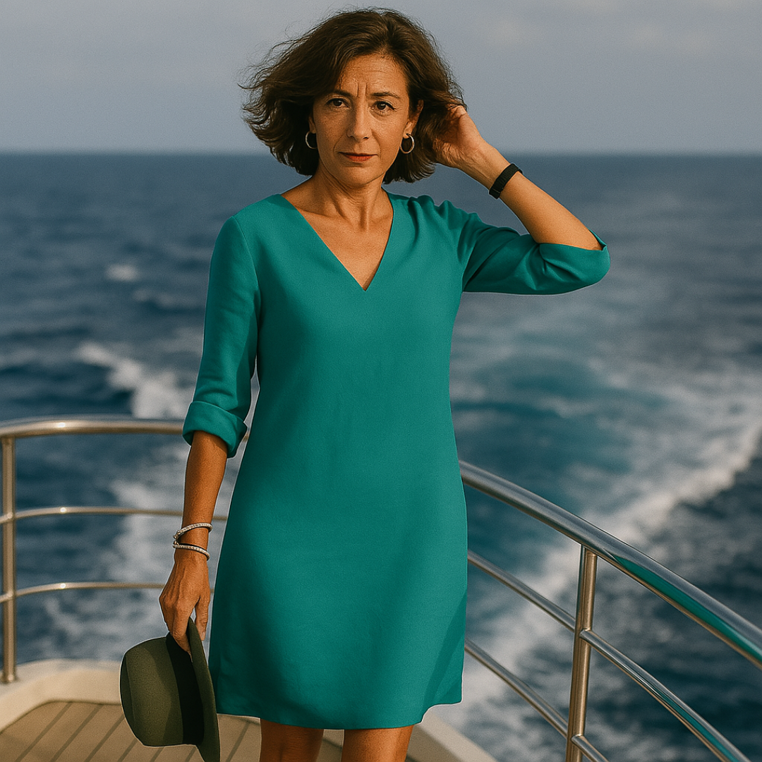 Herbstliches Kleid mit einzigartiger Ausstrahlung – Mila