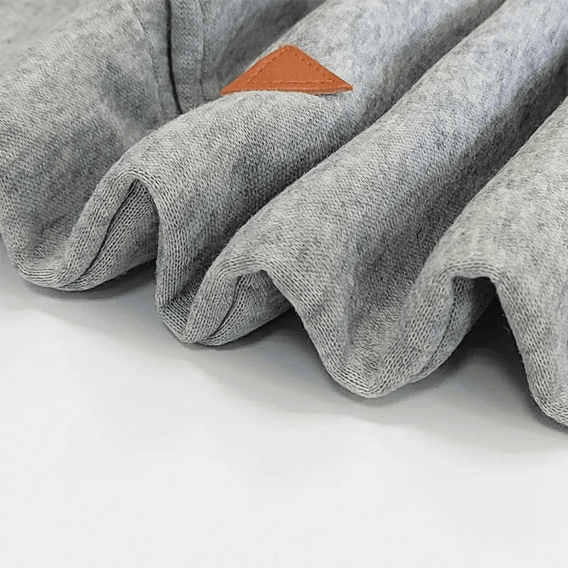 Herbstliches Kapuzen-Sweatkleid mit Taschen – Isabella