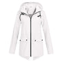 Herbstliche Damen Regenjacke mit Kapuze - Liora