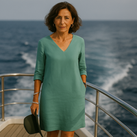 Herbstliches Kleid mit einzigartiger Ausstrahlung – Mila