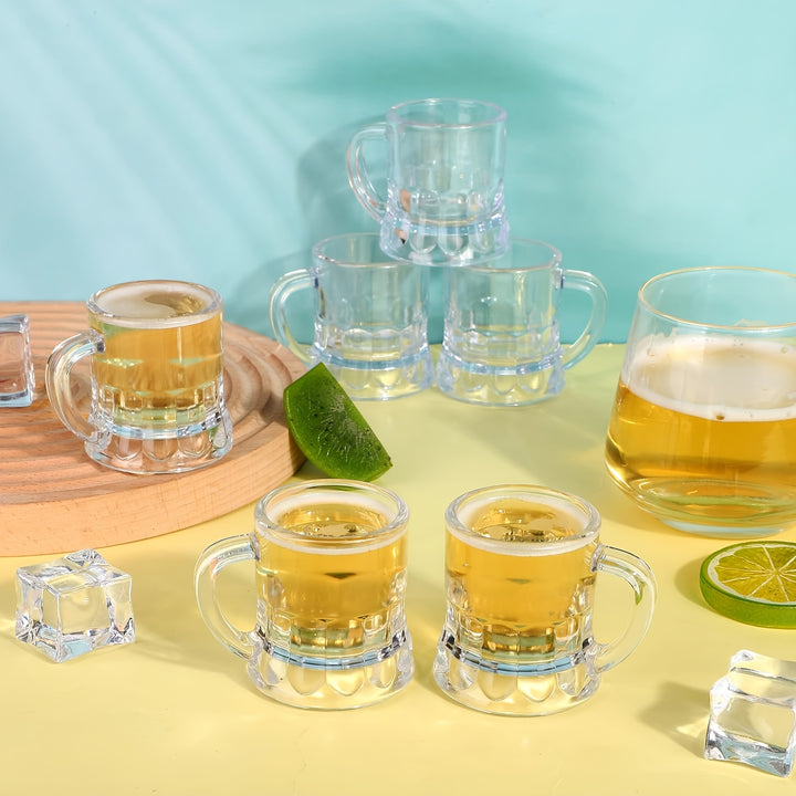 30 Stück Klare Plastik Mini-Bierkrüge – MiniKrug30 Oktoberfest 2025