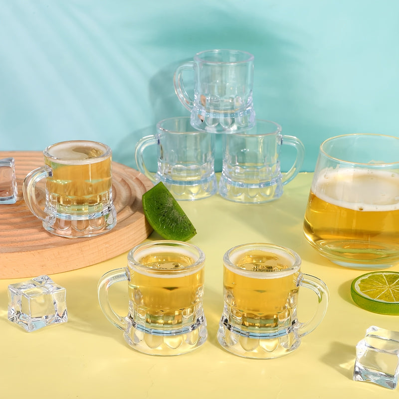 30 Stück Klare Plastik Mini-Bierkrüge – MiniKrug30 Oktoberfest 2025