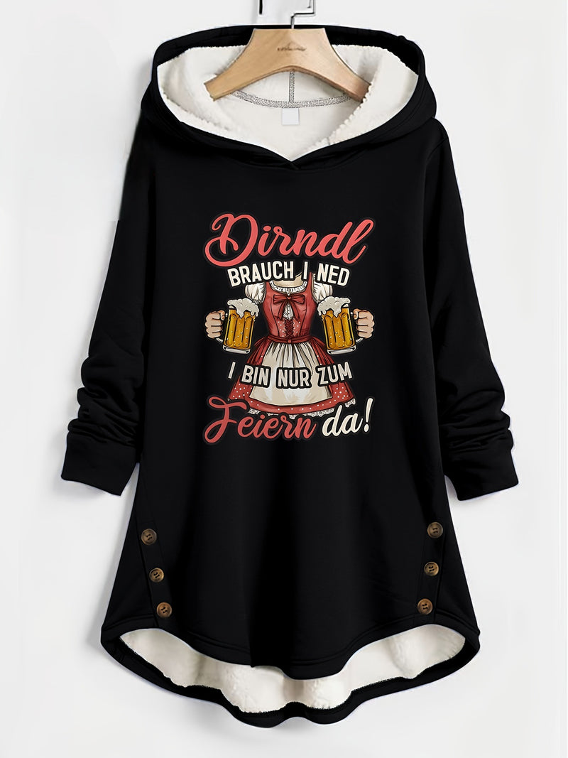 Wärmender Damen Hoodie – Sabine Oktoberfest 2025