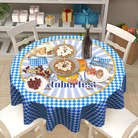 Runde Tischdecke Polyester (152 cm & 178 cm) – WiesnTisch Oktoberfest 2025